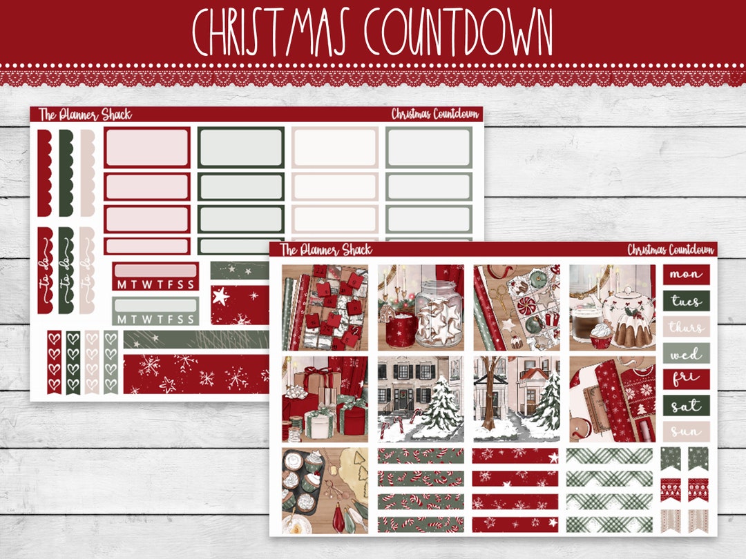 Printable Hobonichi COUSIN Weekly Christmas Countdown Christmas Weekly ...
