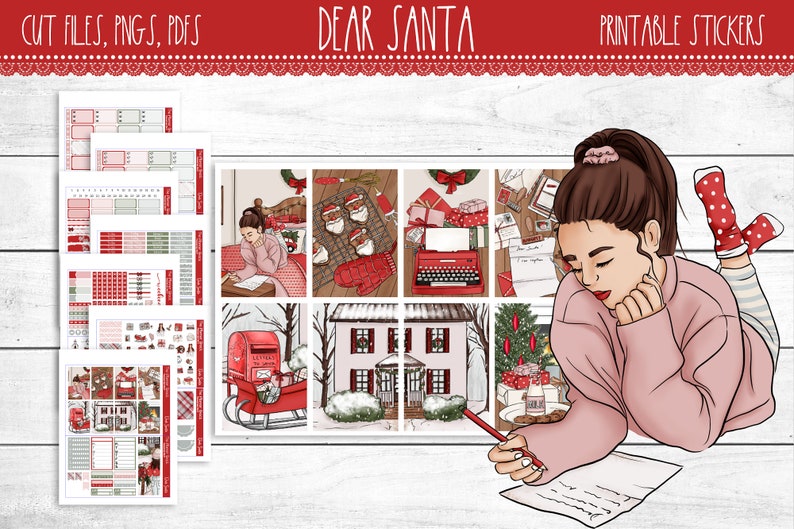 Dear Santa Happy Planner Christmas Printable Planner Etsy Dear Santa Happy Planner Christmas Printable Planner Etsy