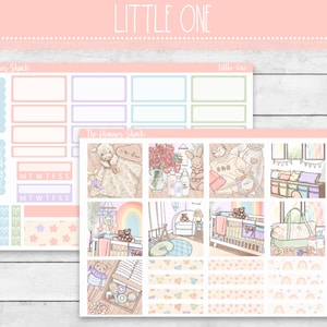 Hobonichi Cousin Weekly para impressão | Pequeno | Bebê semanal | Adesivos para planejador para impressão | Hobonichi Cousin | Recém-nascido | Chá de bebê semanal