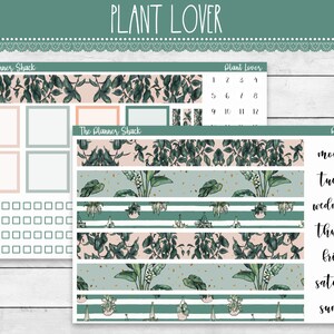 Imprimable A5 QUOTIDIEN DUO hebdomadaire | Amateur de plantes | Plantes | Agenda imprimable Plant Lover | Stickers imprimables | Duo quotidien A5 | Hebdomadaire