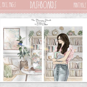 Planner Life Dashboards | A6 | B6 | Personal Wide | Personal | A5 | A5 Wide | Digital Dashboards | Printable Dashboards | Planner Girl