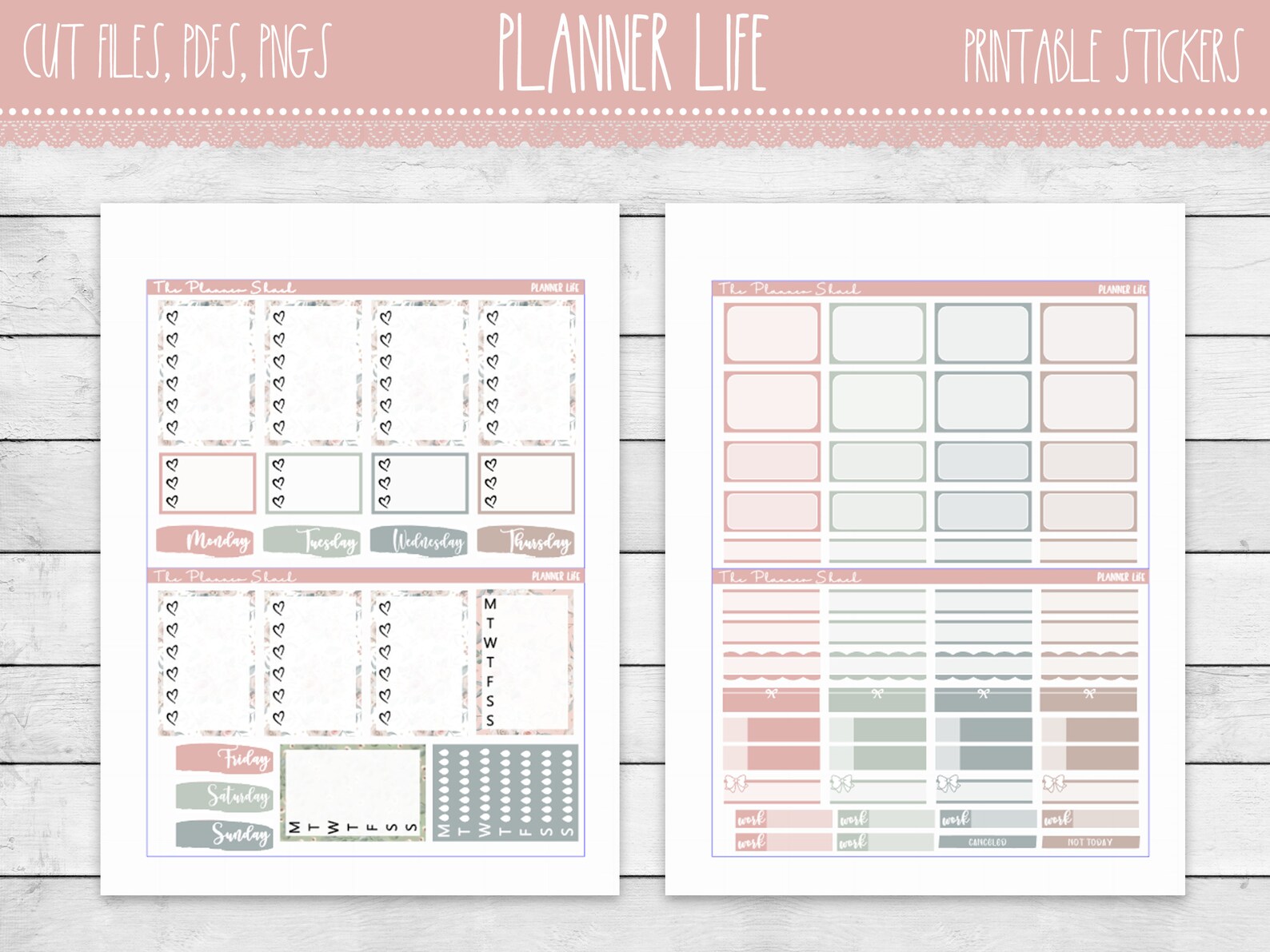 Printable Planner Life Weekly Happy Planner Printable | Etsy