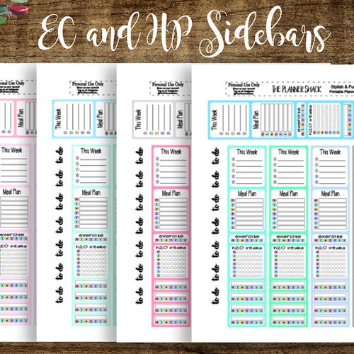 Monthly Kit Printable Planner Stickers Erin Condren Planner - Etsy