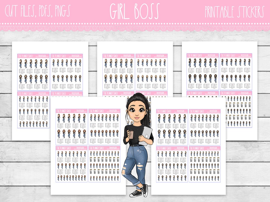 Printable Girl Boss Planner Stickers | Girl Boss | Boss Babe | Boss ...