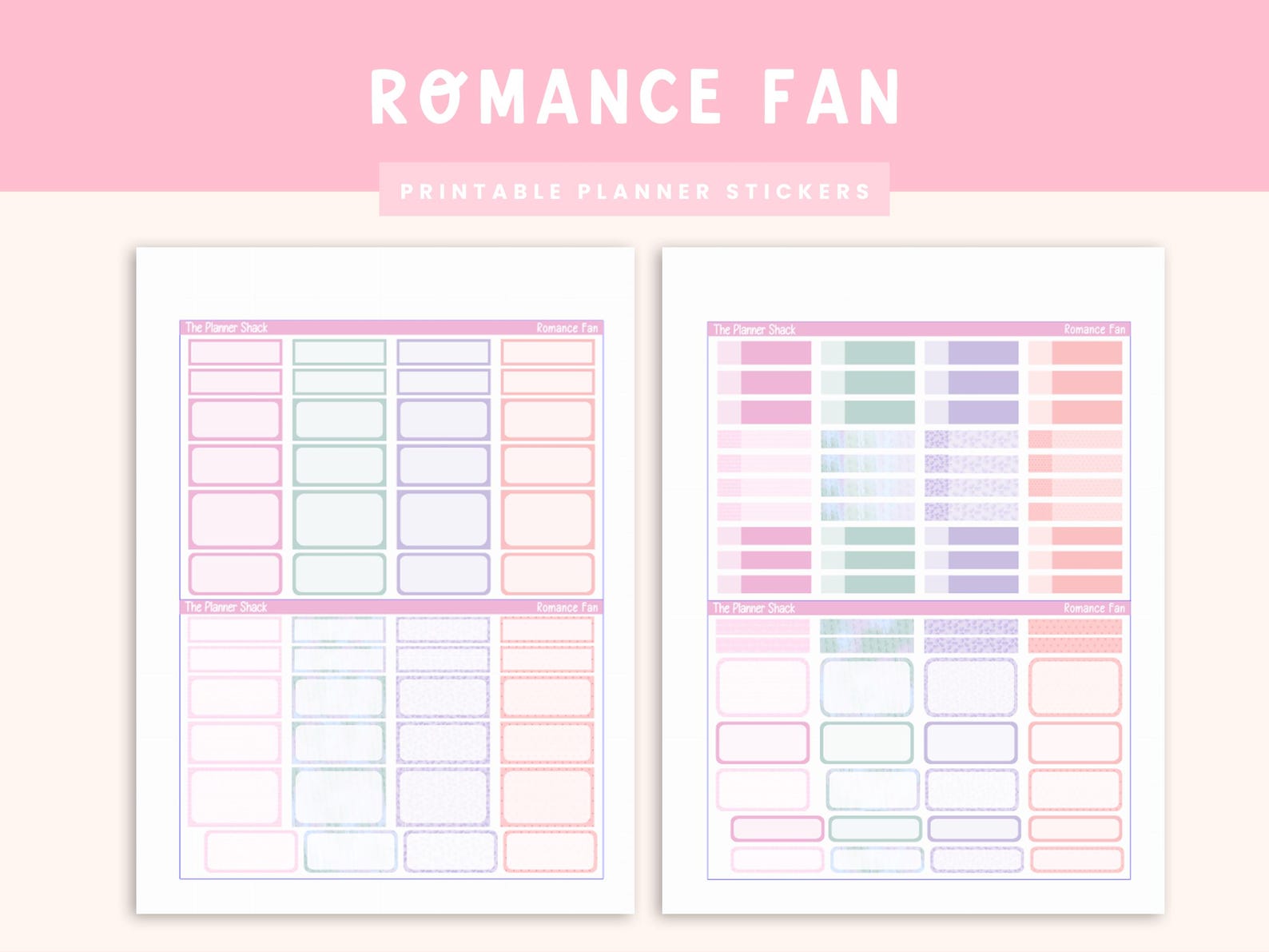 Printable Romance Fan Weekly | Erin Condren | Vertical Weekly | Romance ...