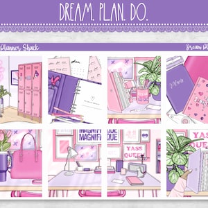 Wydrukuj Dream Plan Do Weekly | Erin Condren | Pionowy Weekly | Dream Plan Do | Planner Weekly | Wydrukuj naklejki do planera | Planner Babe