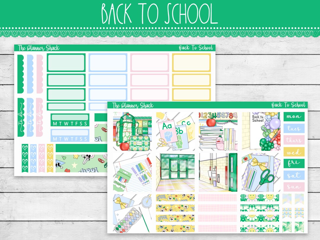 Printable Hobonichi COUSIN Weekly Back to School Elementary School ...