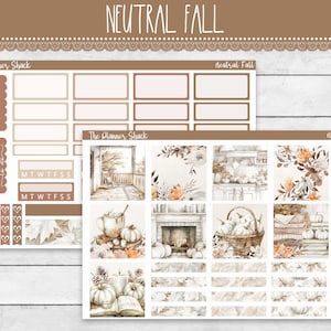 Printable Hobonichi COUSIN Weekly | Neutral Fall | Fall | Fall Weekly | Printable Planner Stickers | Hobonichi Cousin | Weekly Printable