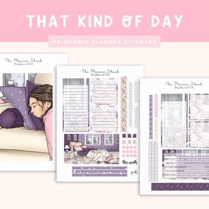Pagine di note giornaliere A5 Duo / Dashboard / That Kind Of Day / Dashboard / Pagine di note / Adesivi per pianificatore stampabili / Dashboard giornaliere Duo