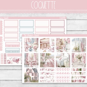 Printable Hobonichi COUSIN Weekly | Coquette | Coquette Weekly | Printable Planner Stickers | Hobonichi Cousin | Hobonichi Printable