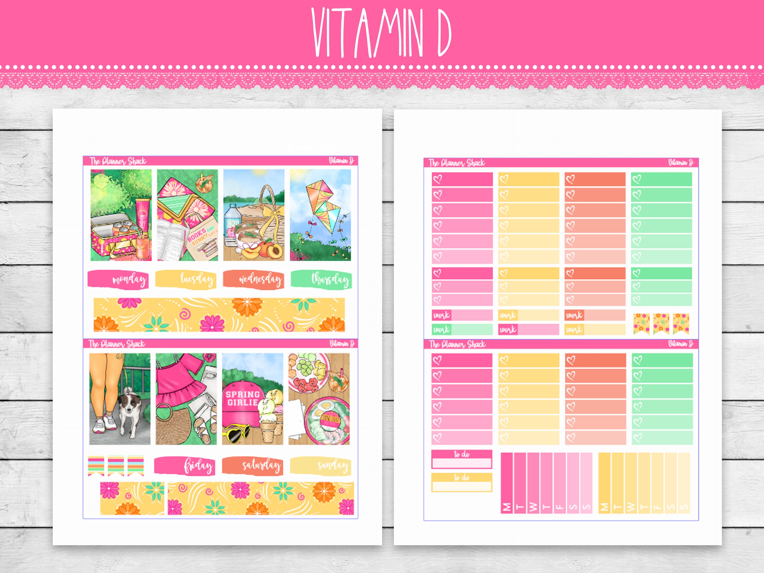 Printable Vitamin D Weekly | Happy Planner | Spring Weekly | Weekly ...