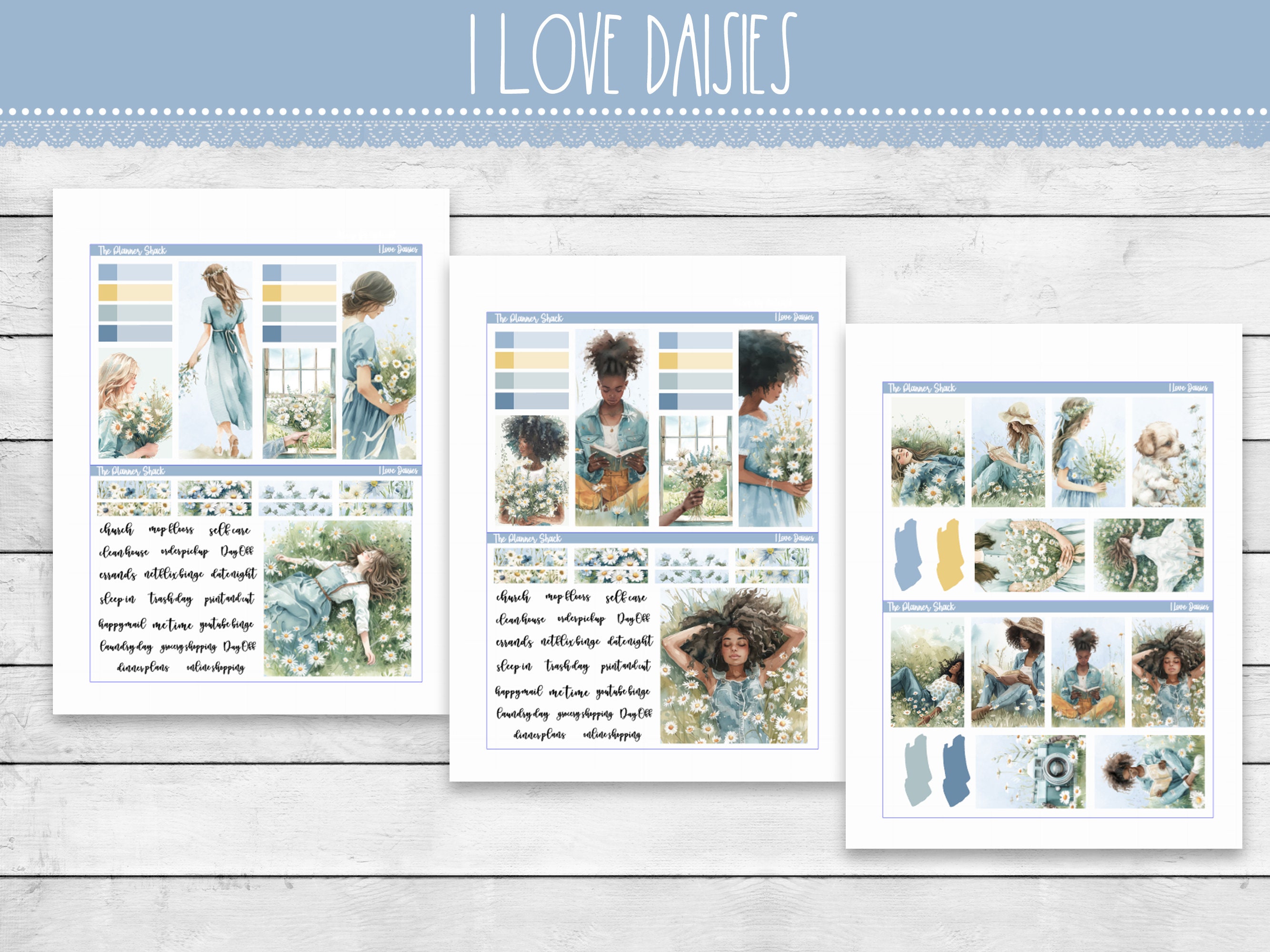 Printable I Love Daisies Weekly | Happy Planner | Spring Weekly ...