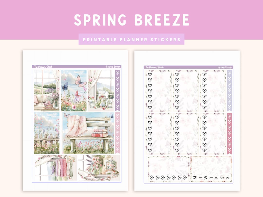 Big Happy Planner Printable Spring Breeze Weekly | Big Happy Planner ...