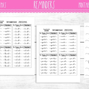 Da chiamare / Importante / La prossima settimana / Questa settimana / Chiamata Zoom / Adesivi per pianificatore di script / Adesivi per pianificatore stampabili / Planner stampabili / Script