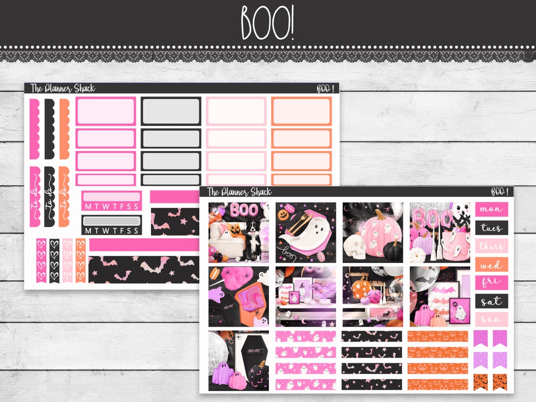 Printable Hobonichi COUSIN Weekly | Boo | Halloween Party | Halloween ...