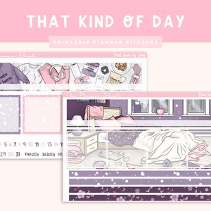 Printable Dieser Art Von Tag Monatlich | Happy Planner | Monatlich | Monatsansicht | Druckbare Planer Aufkleber | Monatliche Printable | Seelische Gesundheit