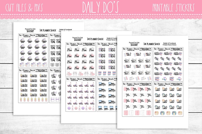 Daily Do s Daily Tasks Planner Tasks Printable Etsy