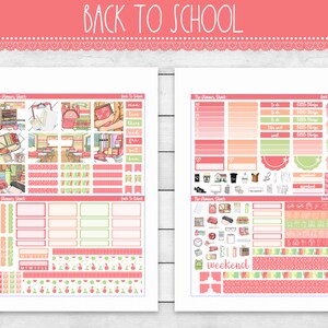 Printable Hobonichi COUSIN Weekly Back to School School School Week ...