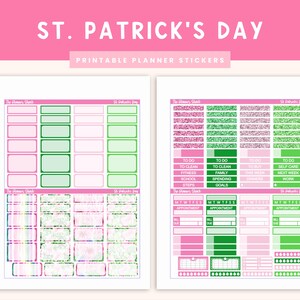 Printable St Patricks Day Weekly | Erin Condren | Vertical Weekly | St ...