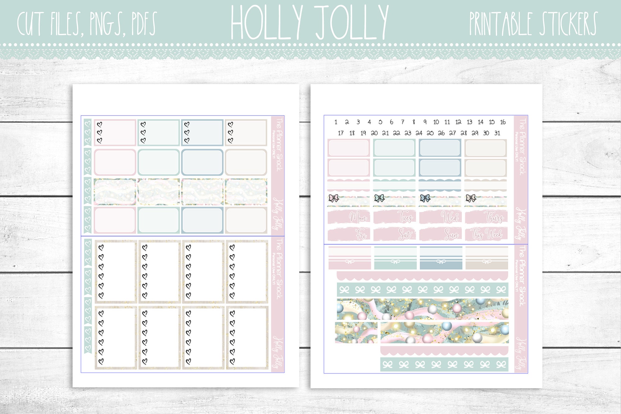 holly-jolly-happy-planner-christmas-printable-planner-etsy