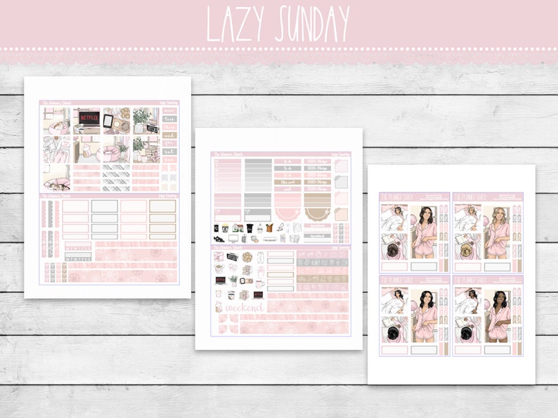 Printable Hobonichi COUSIN Weekly Lazy Sunday at Home - Etsy