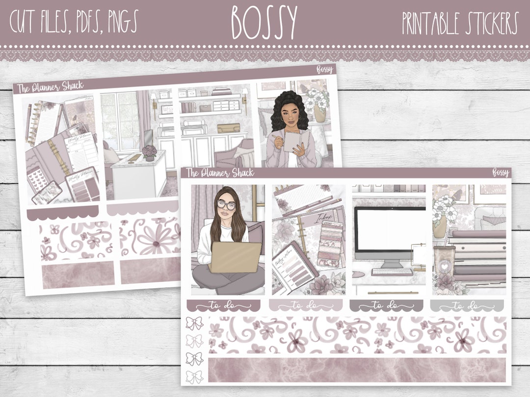 Printable Bossy Weekly Happy Planner Boss Babe Weekly Printable Planner ...