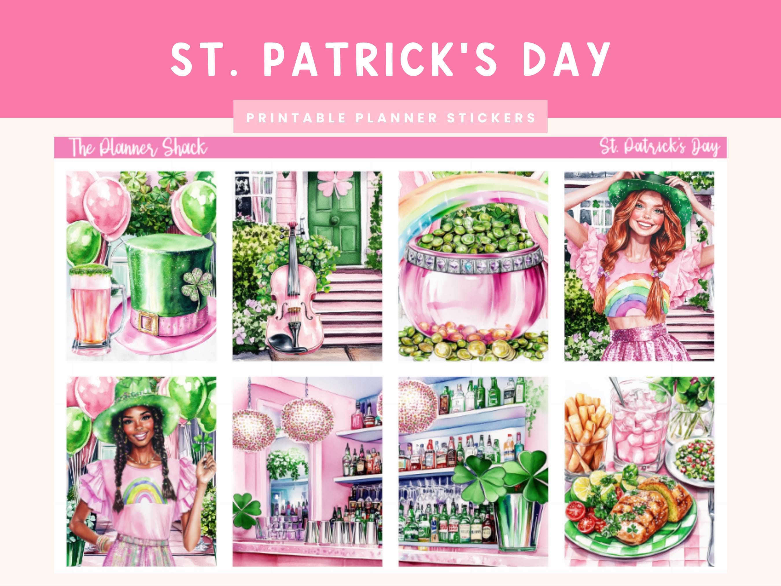 Printable St Patricks Day Weekly | Erin Condren | Vertical Weekly | St ...