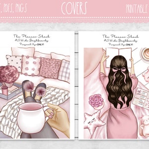 Relax Planner Covers | Erin Condren | Recollections | Planner Covers | Happy Planner | Printable Planner Covers | Planner Girl | Coffe Plans