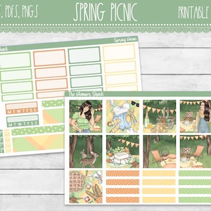 Printable Hobonichi COUSIN Weekly Spring Picnic Spring - Etsy