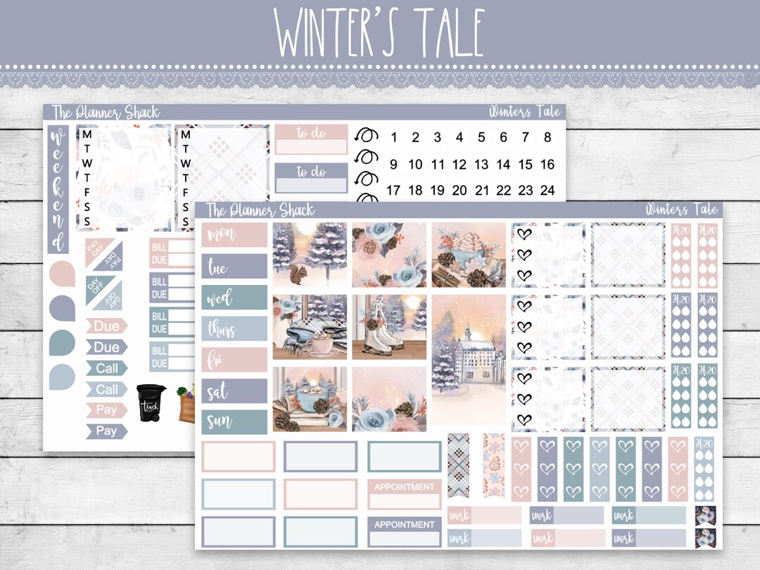 Printable Hobonichi WEEKS Weekly | Winter's Tale | Winter | Winter ...