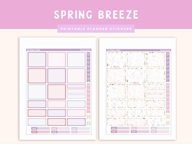 Big Happy Planner Printable Spring Breeze Weekly | Big Happy Planner ...