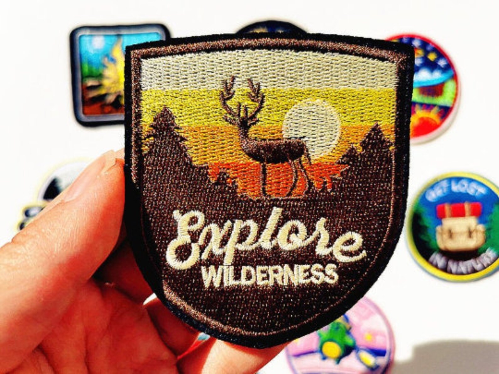 Travel Iron on Patch / Vintage Retro Patch / Sew on Patch / Etsy Canada