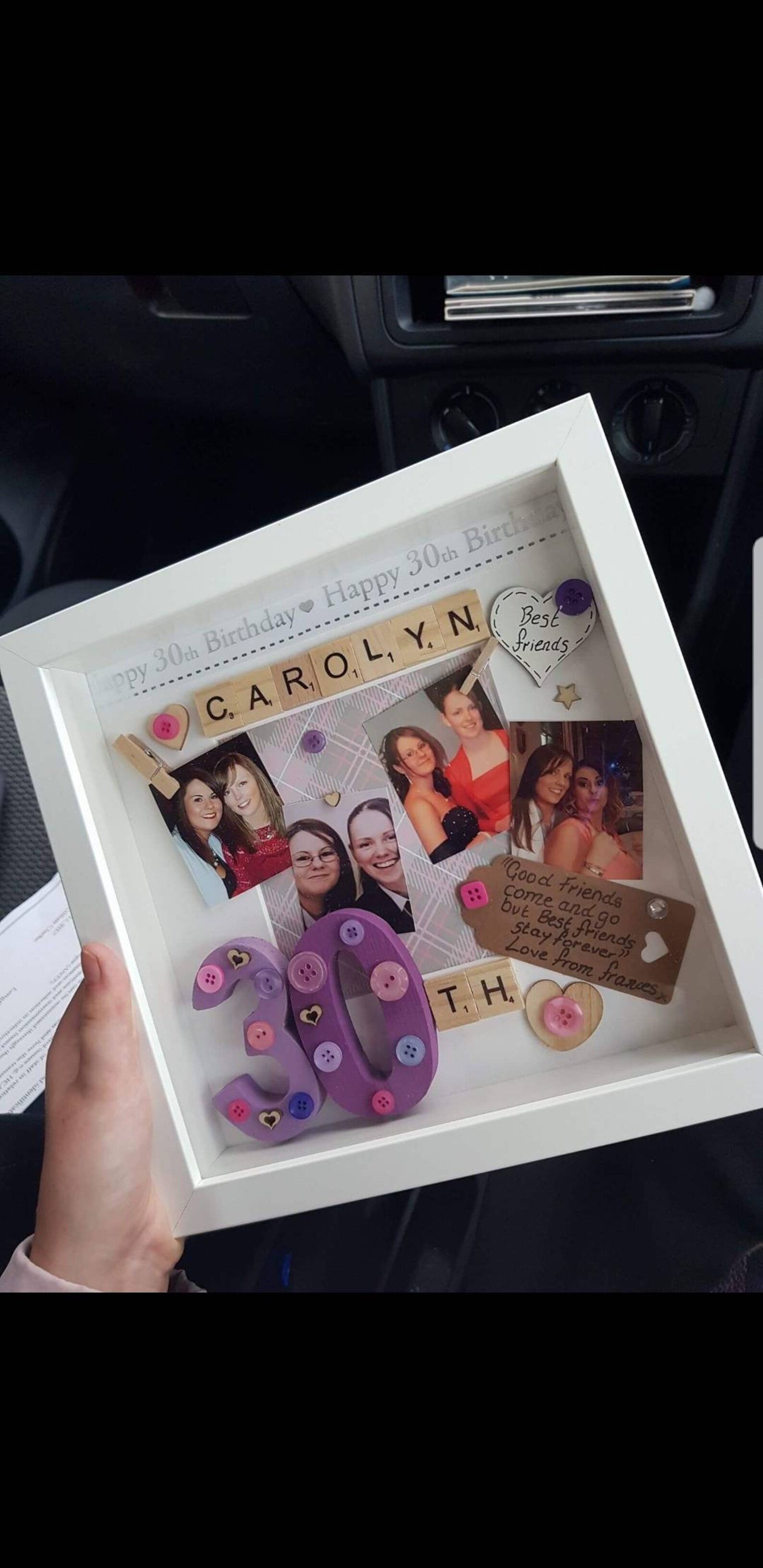 Personalised Frames for Birthdays 21/30/40/50/60/70 Etc.. Etsy