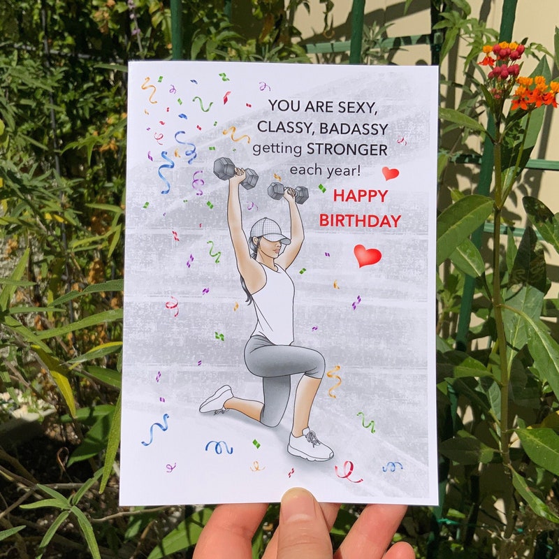 Fitness Card - Etsy