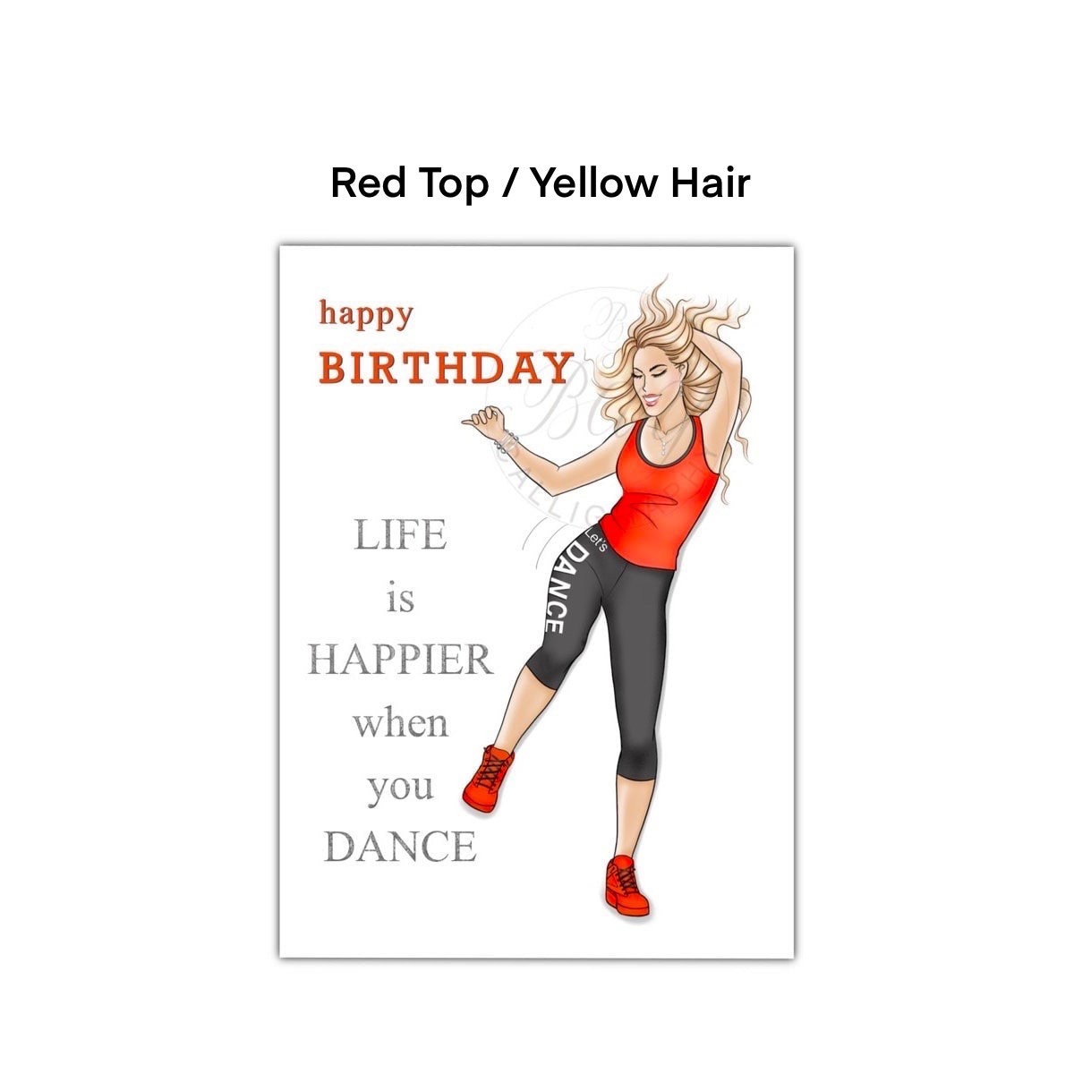 Birthday Card Dance Fitness Dance Happy Gym Rat Fitness -  Portugal