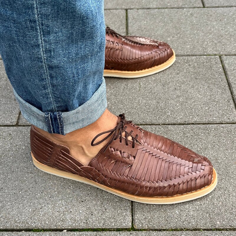 mens leather huarache shoes