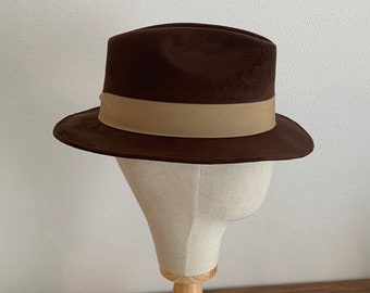 Narrow Brim Fedora | Short Brim Hat Women Men | Trilby Hat For Women Men | Fedora Hat | Vintage Hat | GINSTER2