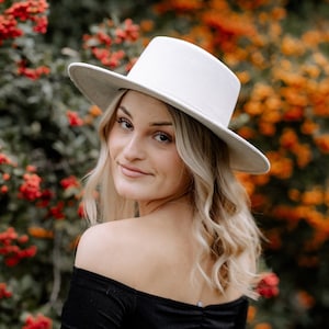 Wide Brim Boater Hat | Wide Brim Fedora | Wide Brim Hat Men | Hat For Men | Fedora Hat | Suede Hat | LIRIO