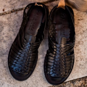Huarache Sandals Men | Leather Sandals Men | Handmade Sandals | Leather Summer Shoes | Boho Sandals | COPOAZU