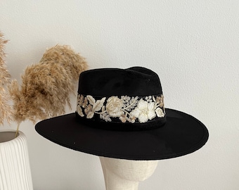 NAGY WIEN Felt Hat, 80s Austrian Fedora Hat, Wide Brim Wool  display picture 1