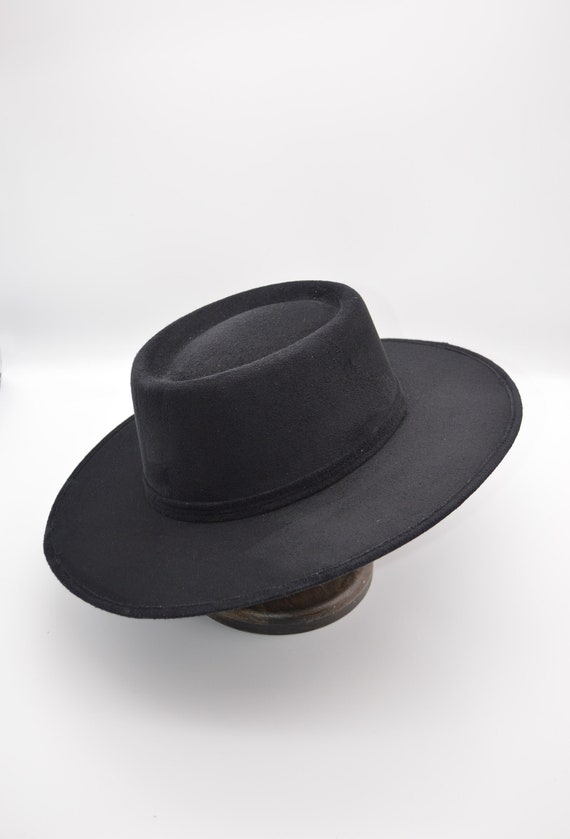 Wide Brim Boater Hat Wide Brim Fedora Wide Brim Hat Men Hat for Men Fedora  Hat Suede Hat NARCISO -  Canada