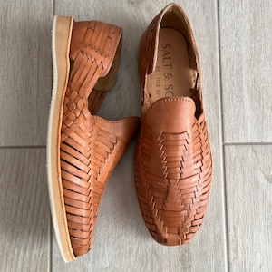 Huarache Sandals Men, Handmade Leather Men's Sandals, Leather Flip-Flops, Summer Shoes, Leather Flat Shoes RAMBUTAN 画像 8