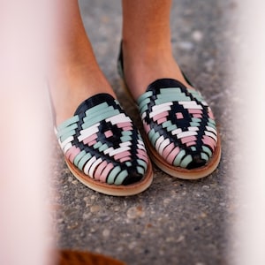 Comfortable & Sustainable Summer Shoes | Handmade Mexican Leather Sandals | Mexican Huarache Sandals | GUAVE