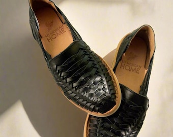 Summer Leather Shoes with Ethnic Vibes | Huarache Sandals,Traditional Huaraches from Mexico | BROMBEEREN
