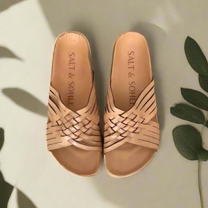 Huarache Sandals Women | Women&#39;s Leather Sandals | Handmade Women&#39;s Sandals | Genuine Leather Shoe | PINOLE