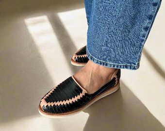 Sandali Huarache in pelle fatti a mano / Scarpe boho messicane - FEIGE