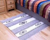 Rugs Rug Wool Rug Blanket Throw Wall hanging Bed Cover Area Rug Moroccan Rug Berber Rug Striped Grey Rug Small Rug