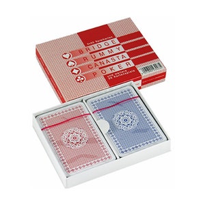Piatnik Double Deck Playing Cards Bridge, Canasta, Rummy, Poker