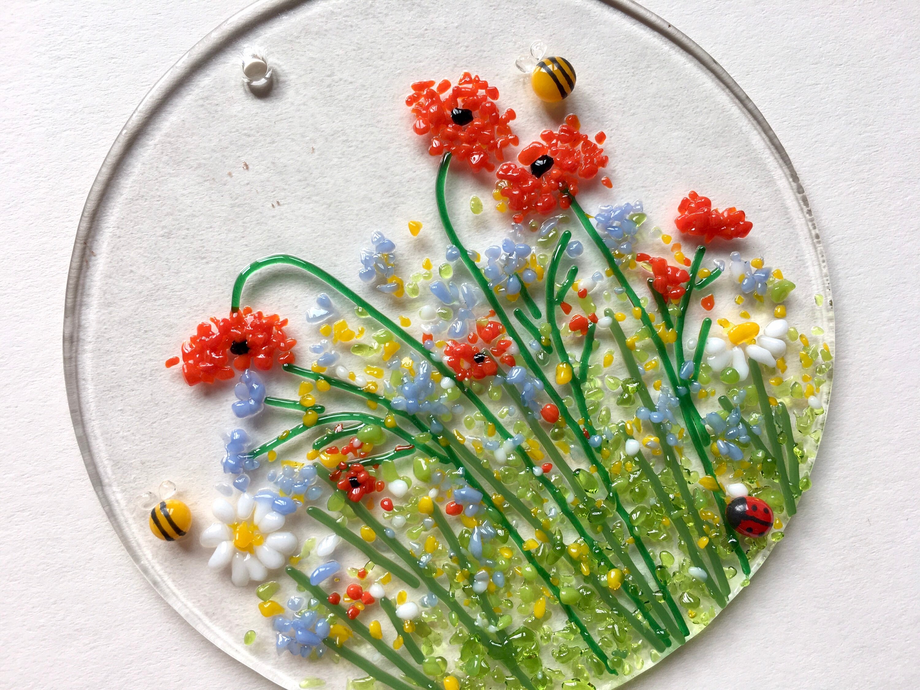 Fuse Bead Keychains - Bug and Flower Craft for Spring!