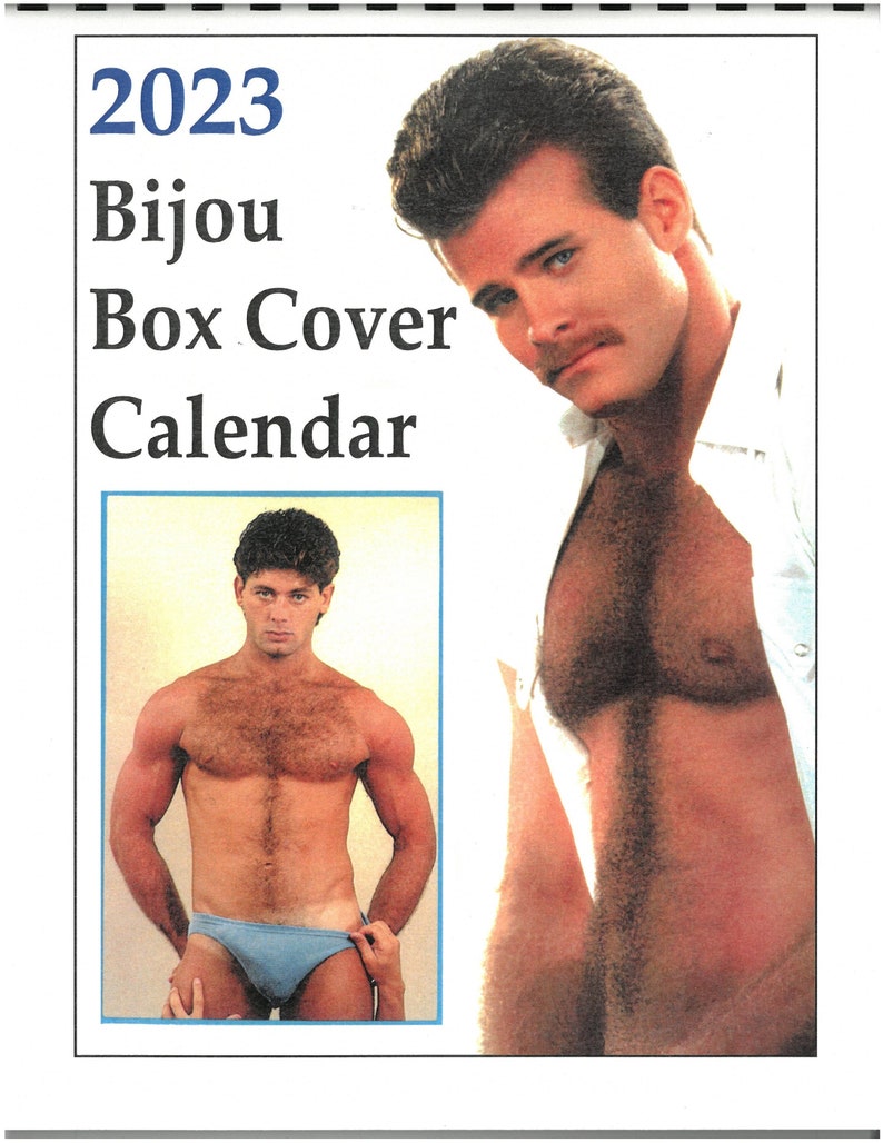 Bijou Calendar 2023 Gay Adult Film Box Cover's Etsy